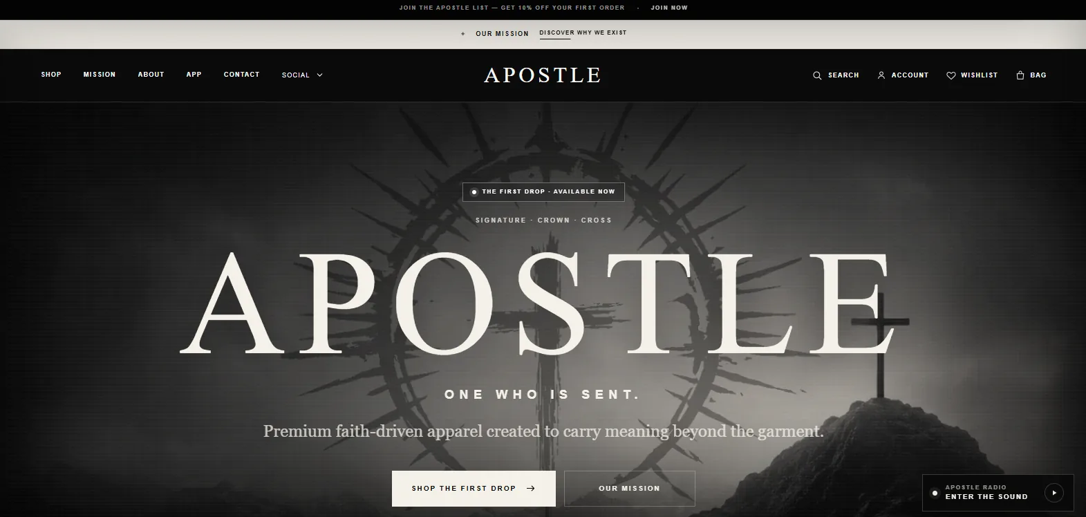 Apostle Clothing screenshot 1
