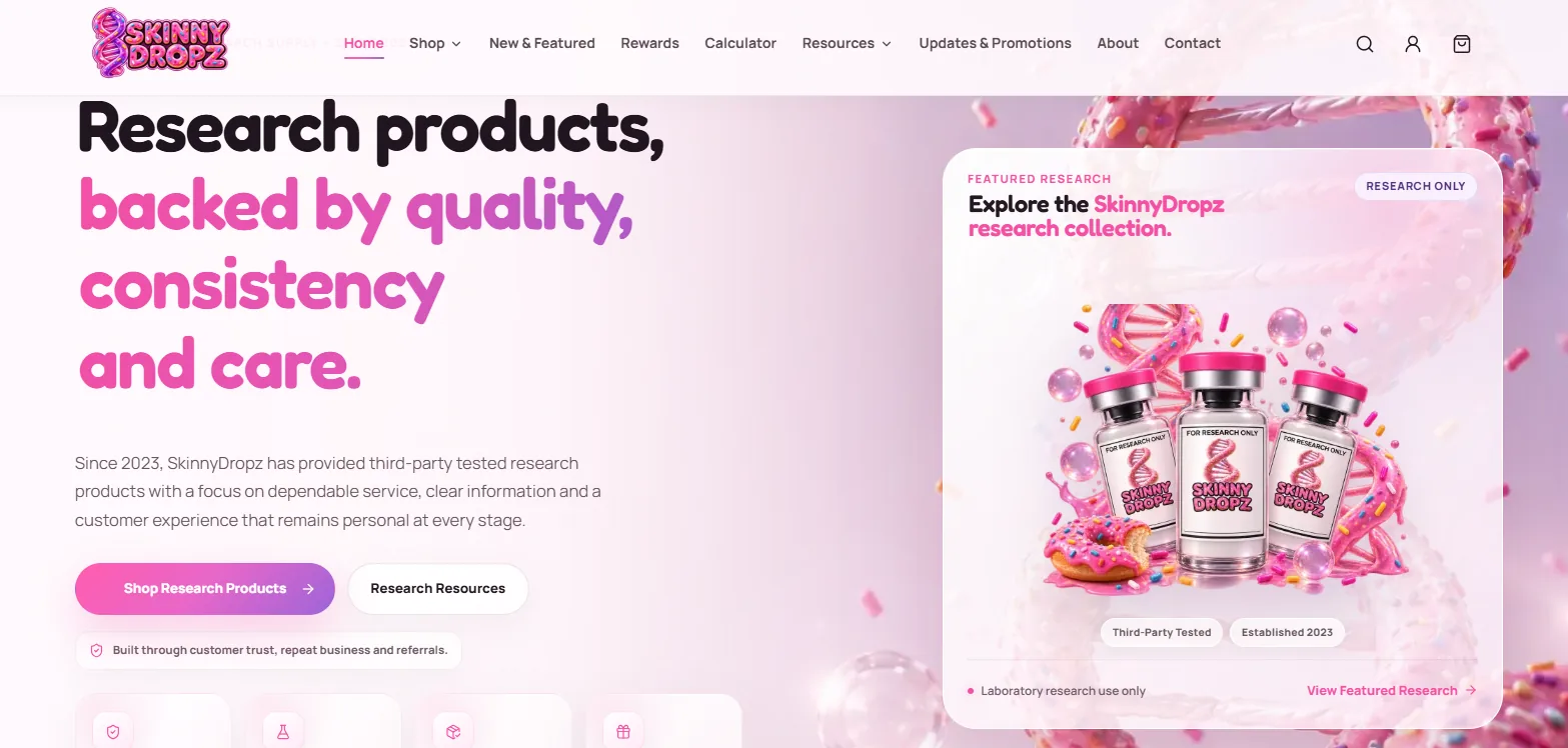 SkinnyDropz screenshot 1